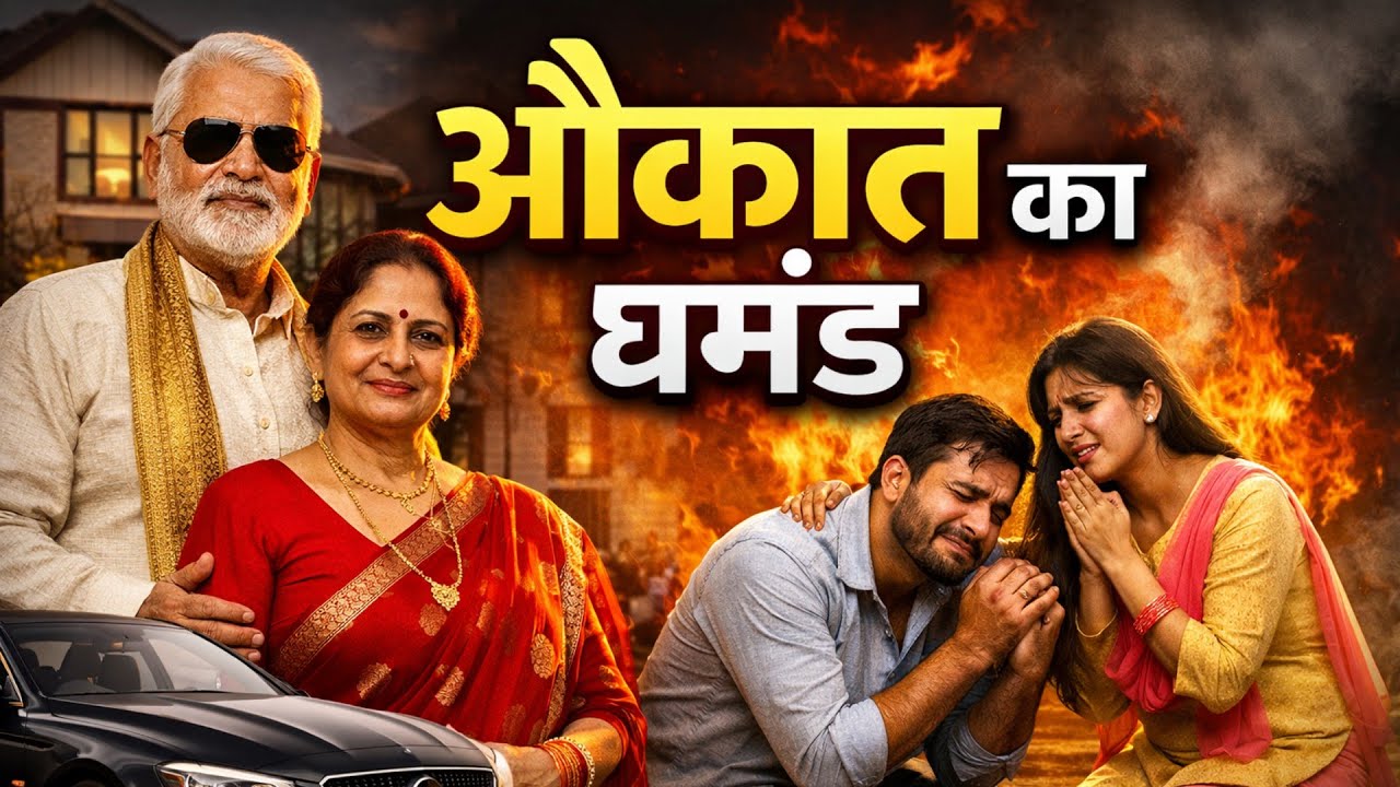 “औकात का घमंड | जब माँ-बाप को ठुकराया और कर्म ने जवाब दे दिया” | Motivational Story By Manzilein