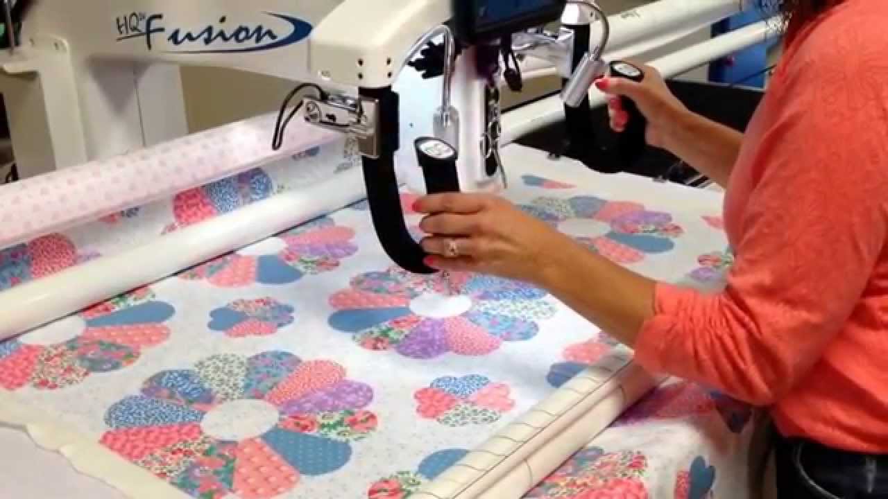 Tracing design and Echo quilting.