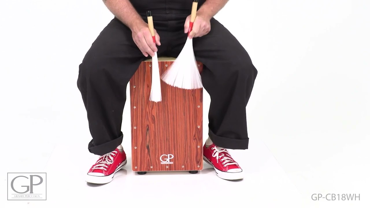 Cajon Brushes - Straight Nylon Bristle | Granite Percussion