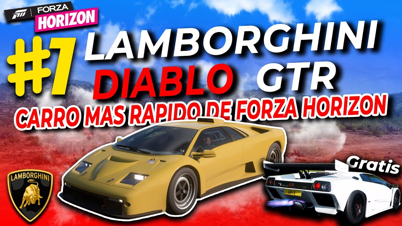 😱 LAMBORGHINI DIABLO GTR FORZA HORIZON 5 DRAG TUNE 2024 / CARRO MAS RAPIDO DE FORZA HORIZON 5 🔥 #fh5