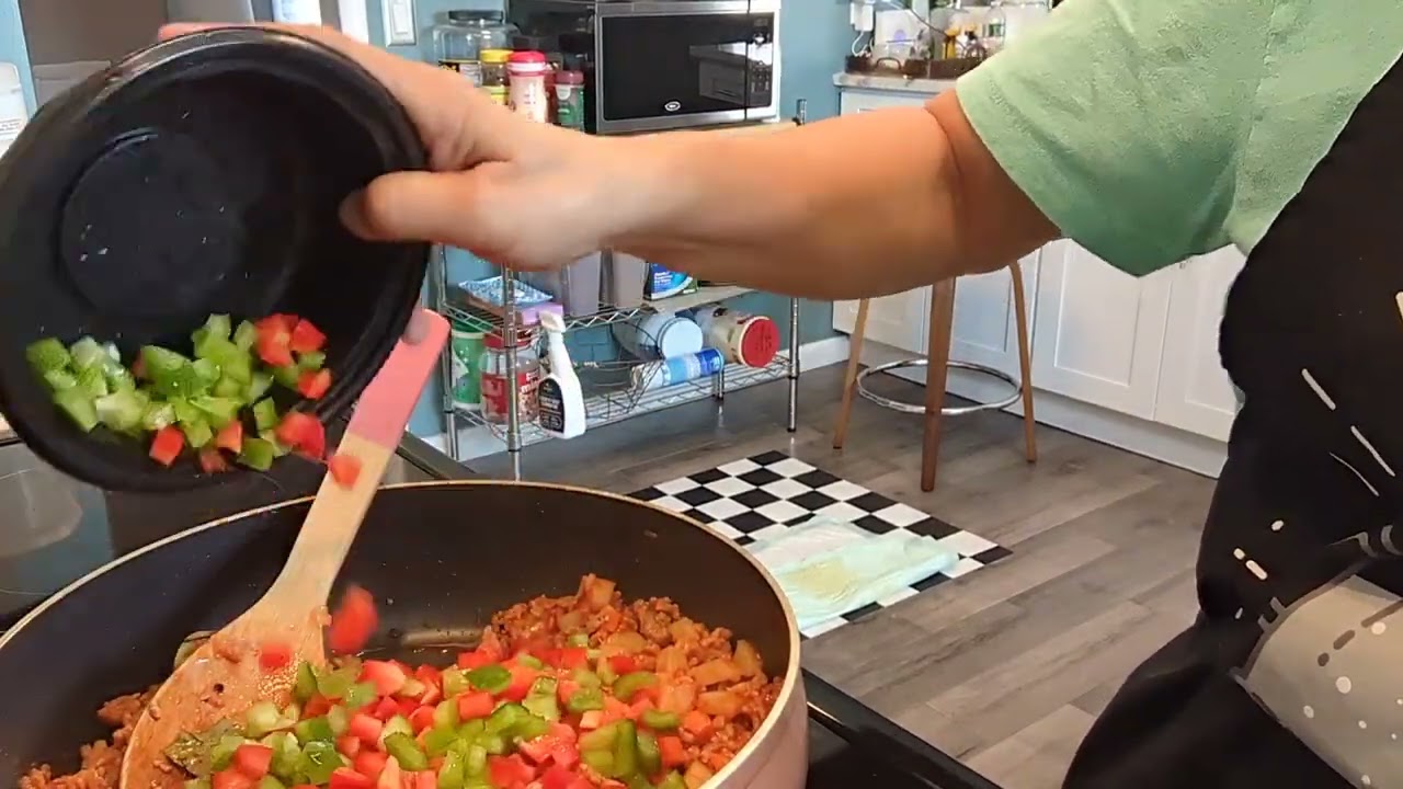 Pork giniling with raisins