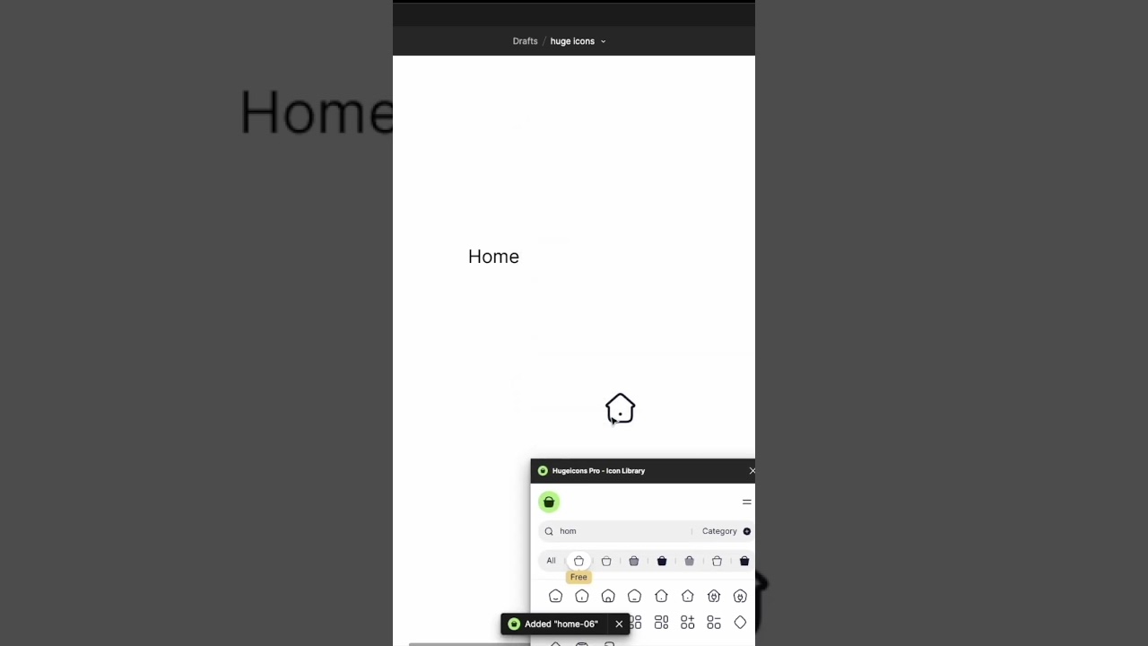 #FigmaTips: Huge Icons Plug-in #shorts