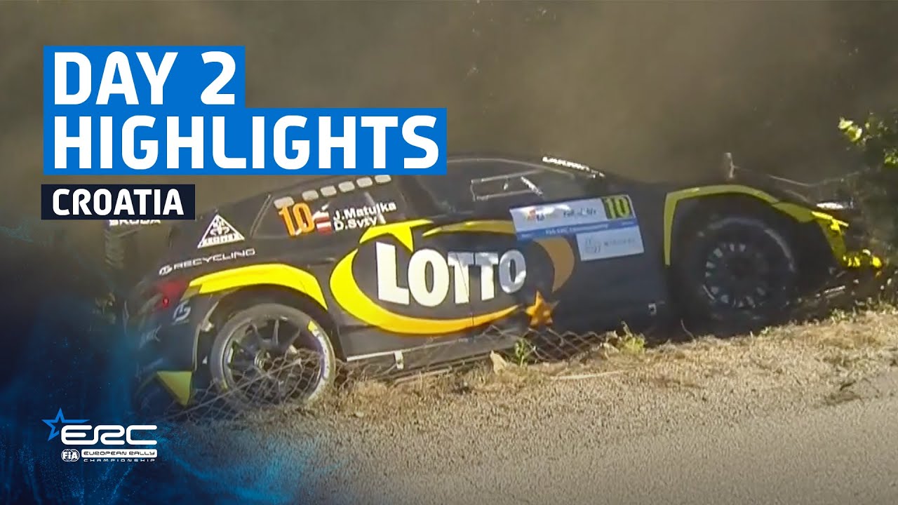 Day 2 Highlights | ERC Croatia Rally 2025