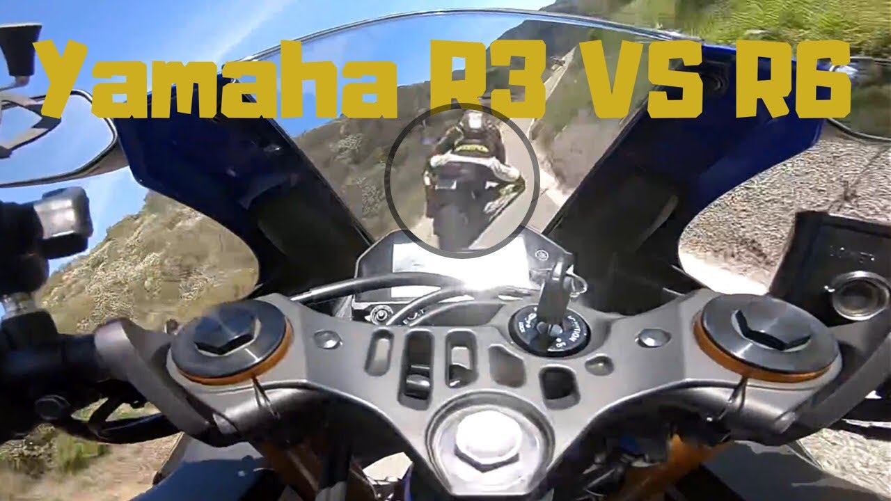 2019 Yamaha R3 vs Yamaha r6 Canyon Riding