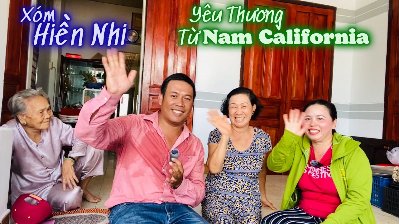 Xóm Hiền Nhi Và Sự Yêu Thương Từ Chị Đẹp Nam California. Cụ Ông 86 Tuổi Dám Nhịn Ăn Để In Tập Thơ