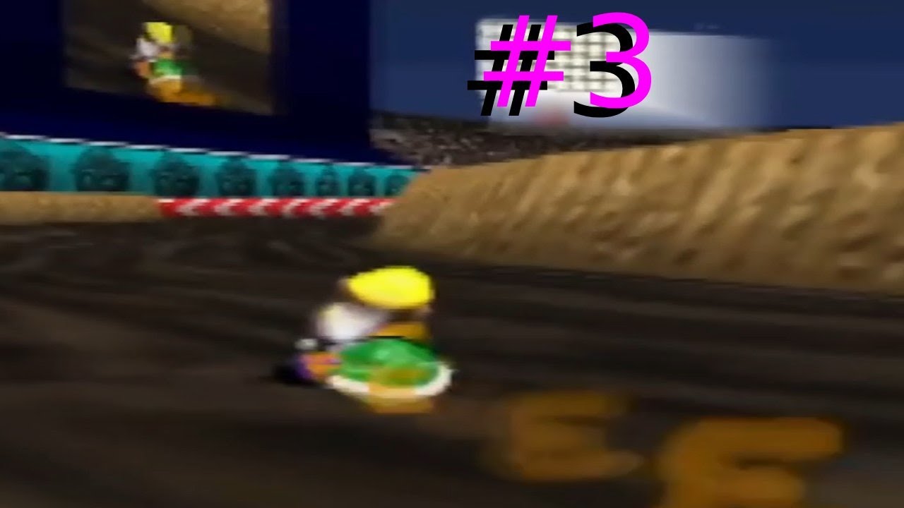 Let's Play Mario Kart 64 episode 3, skips with wario