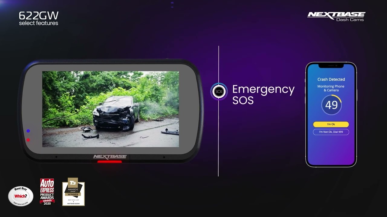 Nextbase 622GW Dash Cam Product Video | Screwfix