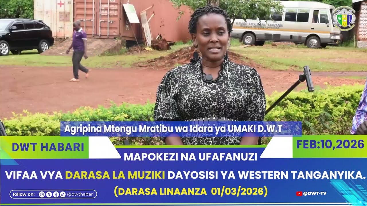 TAZAMA MAONI YA WATU KUHUSU VYOMBO VYA MUZIKI VYA DARASA LA HABARI DAYOSISI YA WESTERN TANGANYIKA.