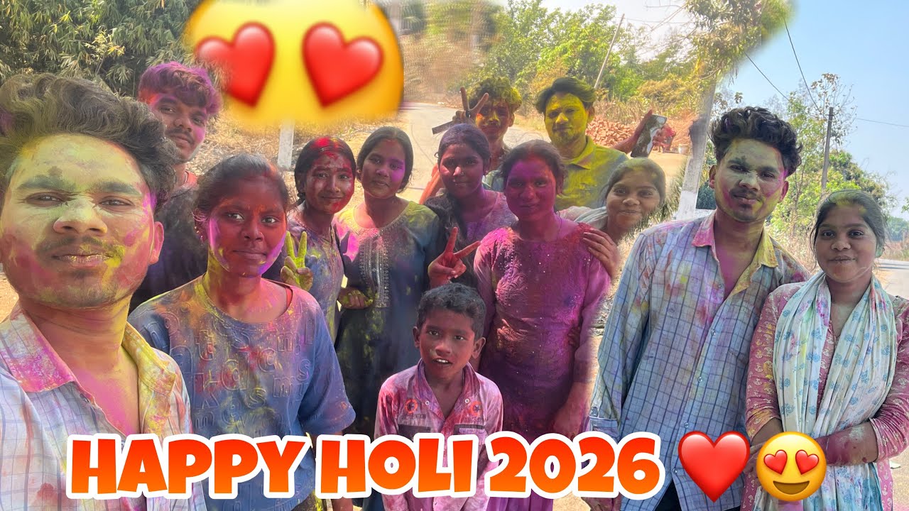 ଆମର ହୋଲି ପର୍ବ 🌈 | Sambalpuri Holi Masti Vlog |Kbdeep Vlogs ❤️