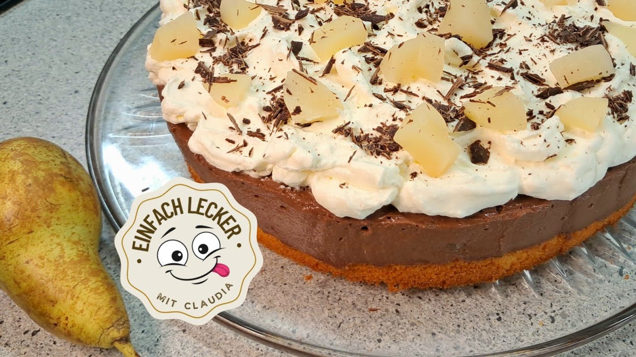 Birne Helene Torte, schokoladig 🥰
