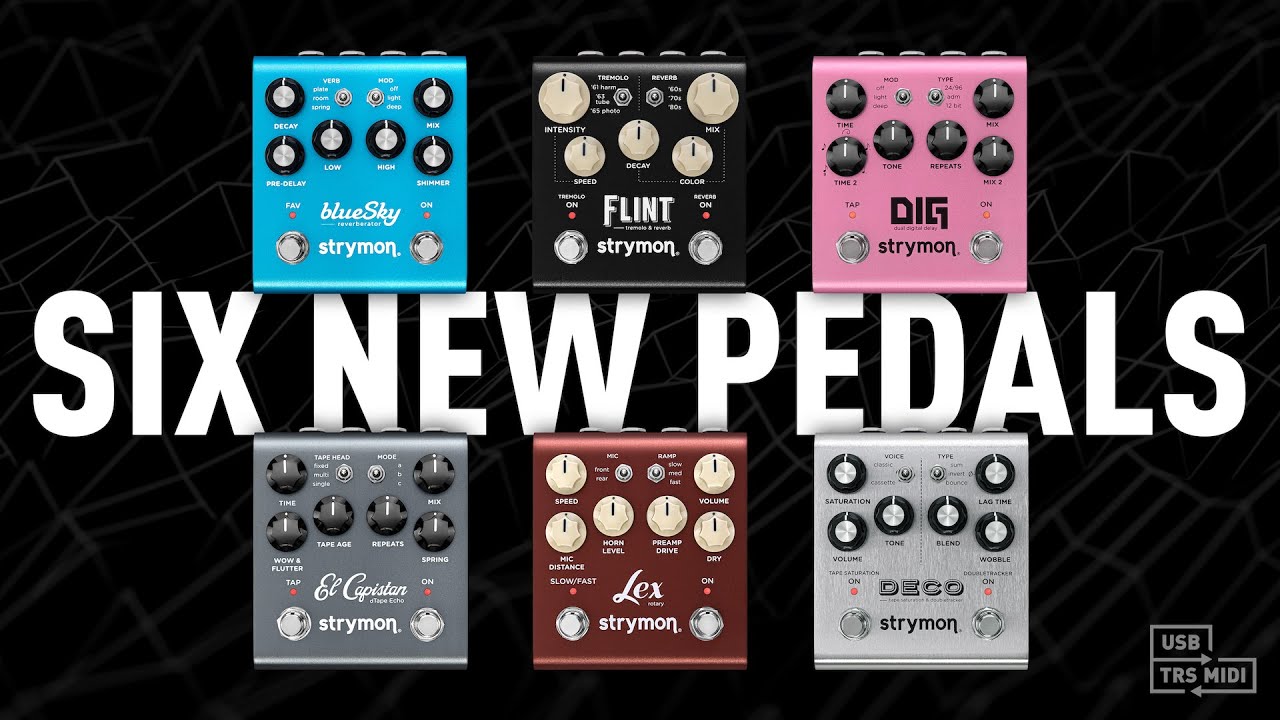Представляем шесть новых педалей V2 от Strymon