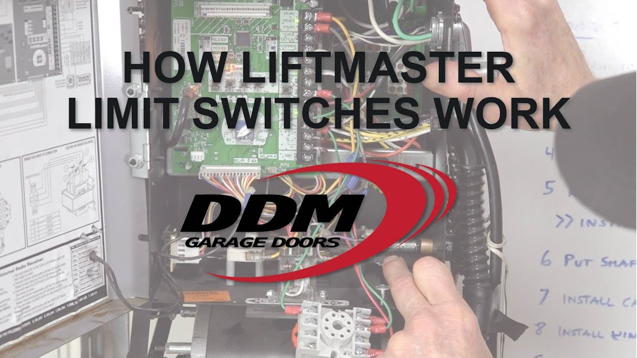 Как работают концевые выключатели LiftMaster