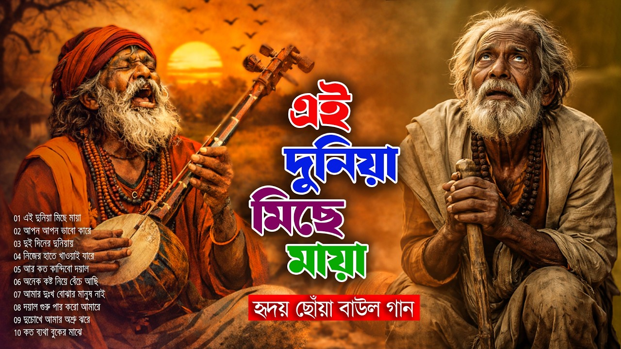 এই দুনিয়া মিছে মায়া | হৃদয় ছোঁয়া কষ্টের বাউল গান | Liton Roy Baul Song 2026