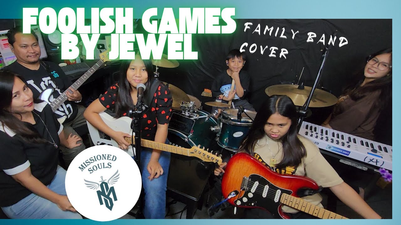 Foolish Games by Jewel ft. Kelly Clarkson | Missioned Souls |  Family band studio cover