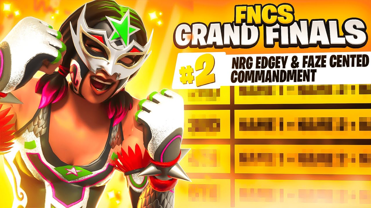 2nd Place in BACK TO BACK FNCS Grand Finals ($105,000) | NRG Edgey