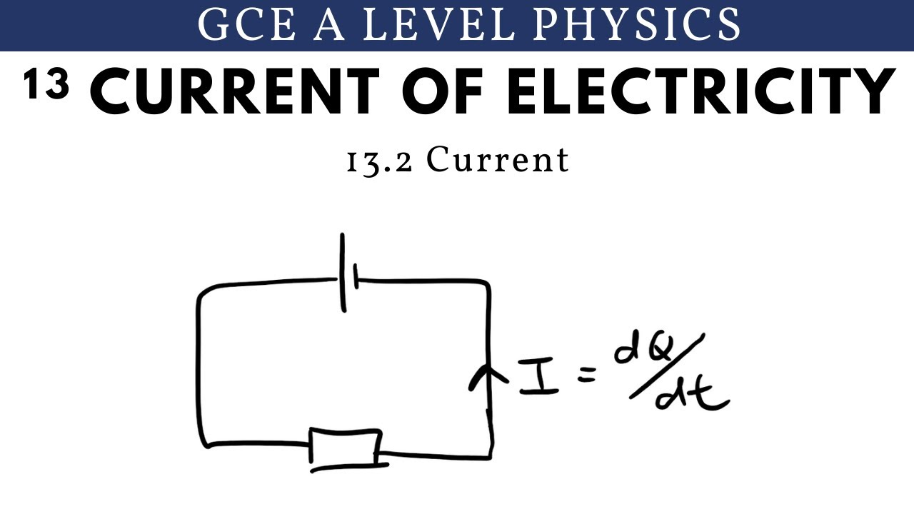 GCE A Level Physics | Current (Current of Electricity Chapter)