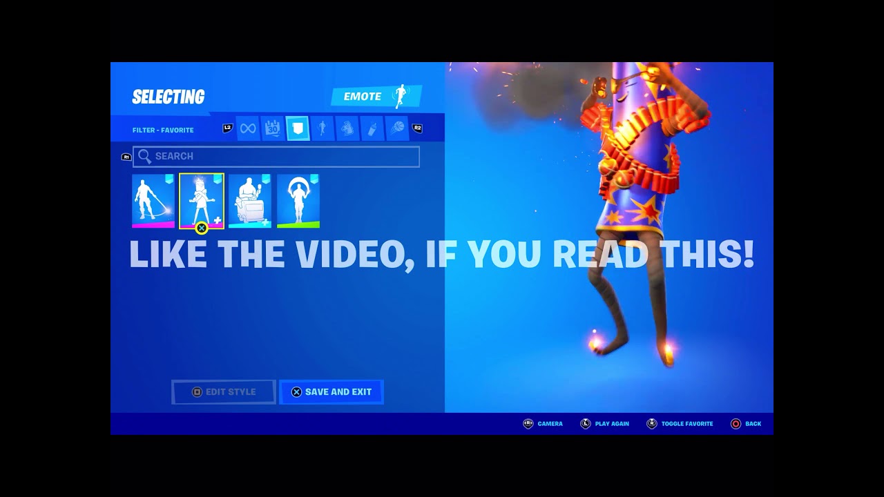 (Fortnite) the new Emots in the 17.10 update