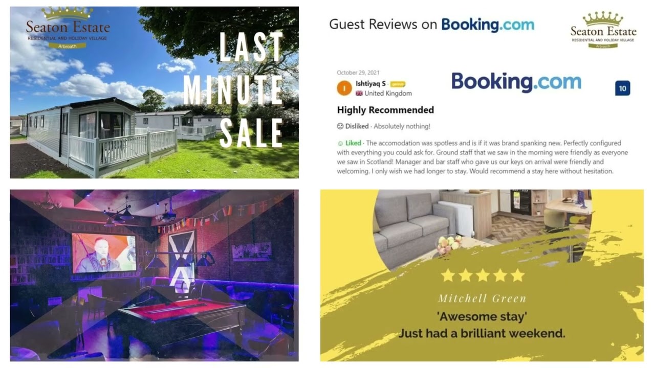 caravan rental Scotland - Seaton Estate