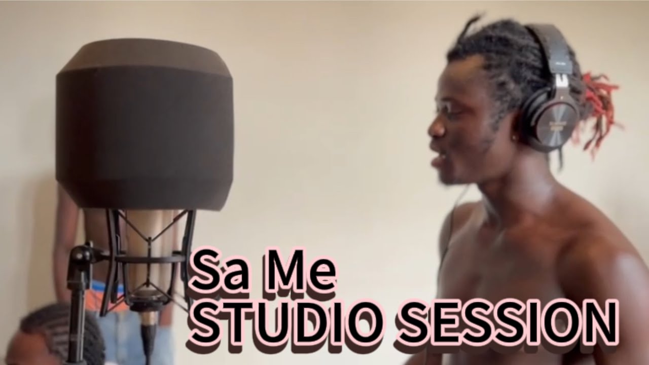 Studio Session of Sa Me by Reggie (feat. O’kenneth, City Boy & Xlimkid) at Trap House [Wonim Red]