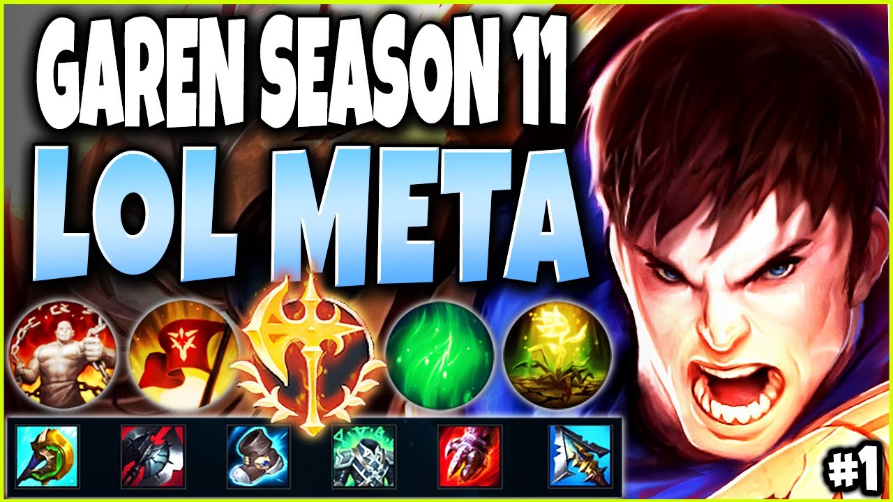 LoL Meta Season 11 Series #01 is HERE 🔥 LoL Best Garen (Build-Guide-Runes) Preseason s11 Gameplay