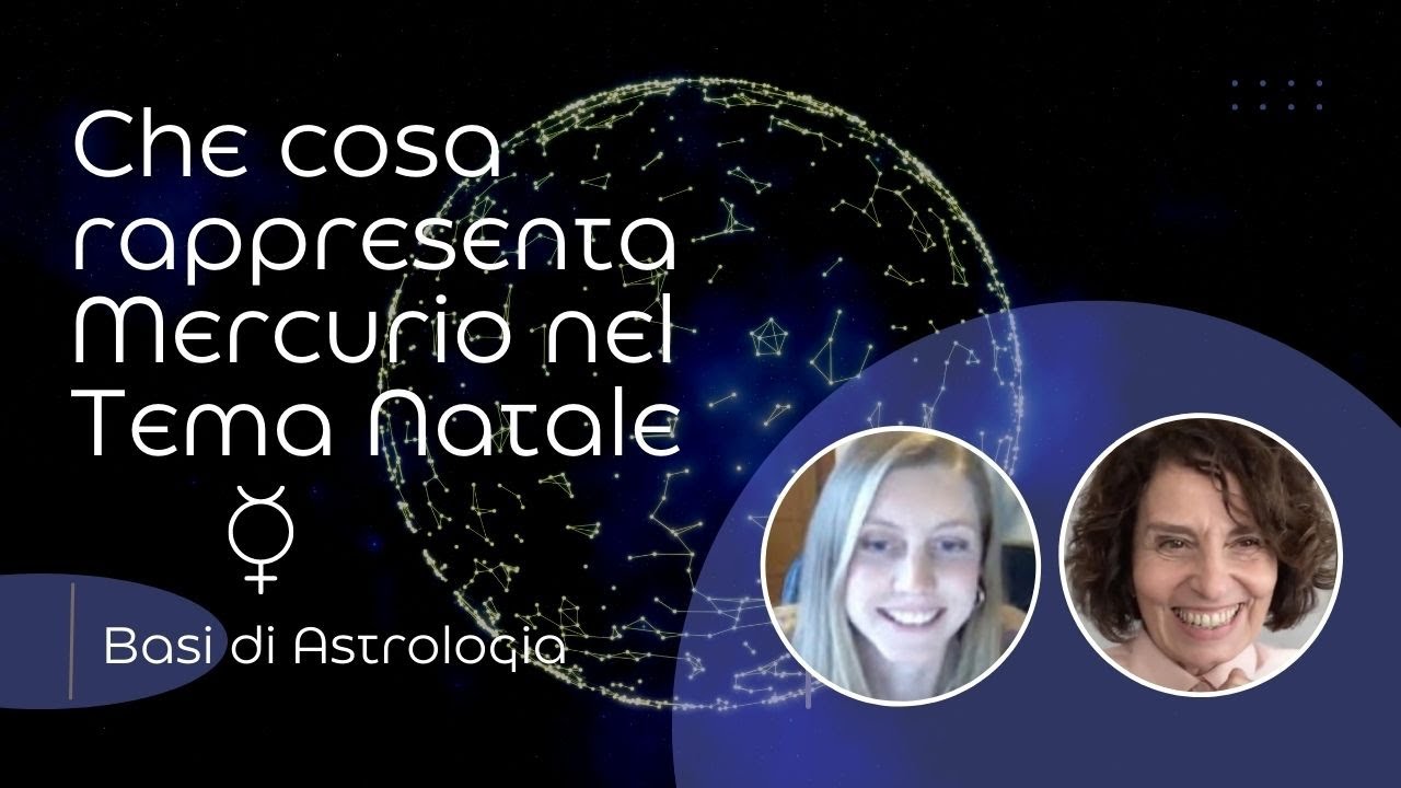 Che cosa rappresenta Mercurio nel tema natale
