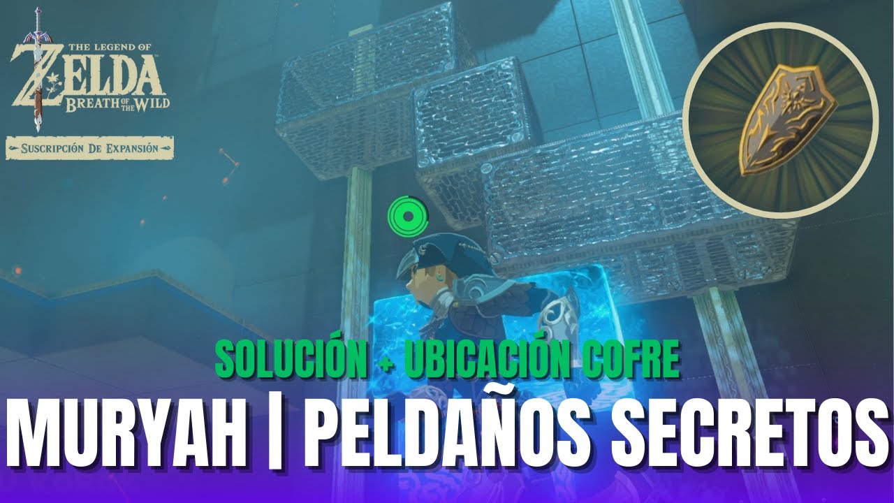 SANTUARIO MURYAH (PELDA&Ntilde;OS SECRETOS) SOLUCION + COFRE | Zelda Breath of the Wild DLC - Guia Espa&ntilde;ol