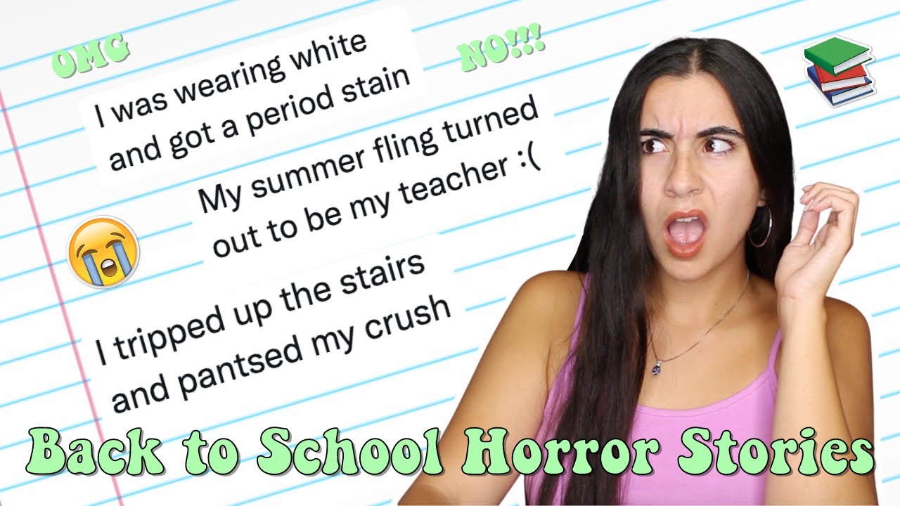 Back to School HORROR Stories (first day of school secrets) | Just Sharon