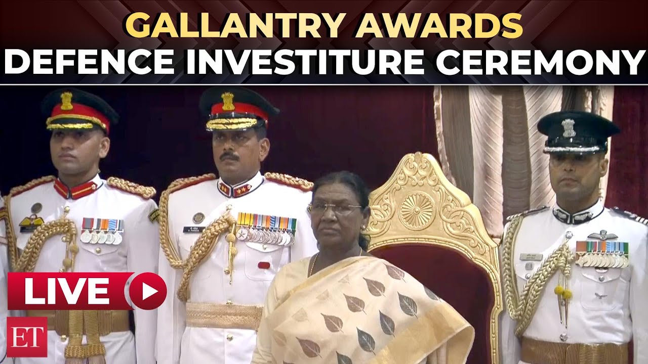 Gallantry Awards | Defence Investiture Ceremony 2026 | President Droupadi Murmu | LIVE