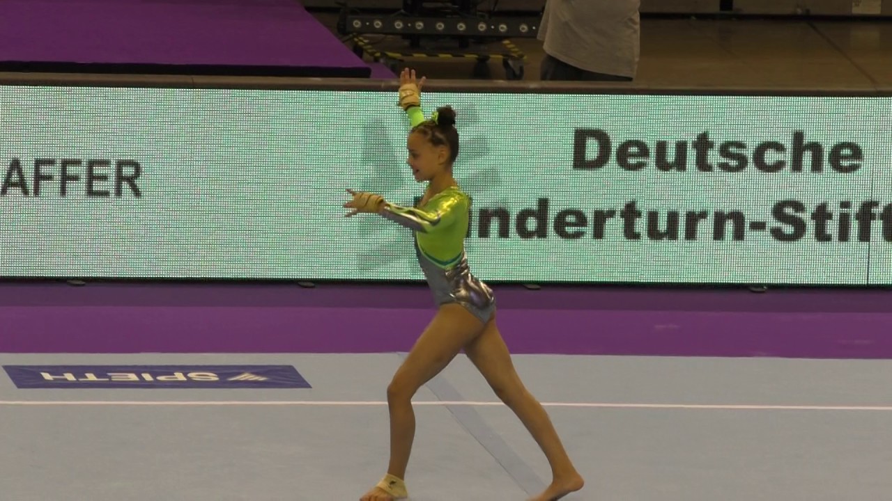 Deutsche Jugendmeisterschaften 2017 Emma Malewski Fx EF AK13
