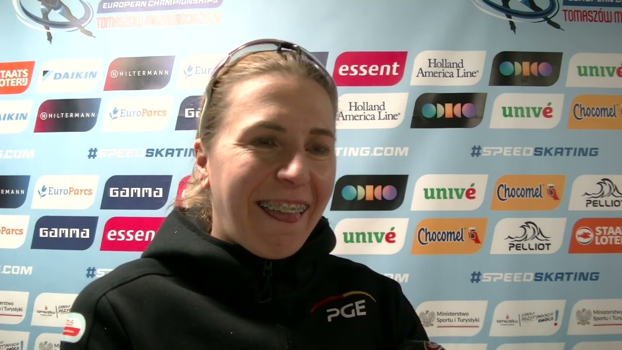 Natalia Czerwonka po swoim biegu na 1500 m