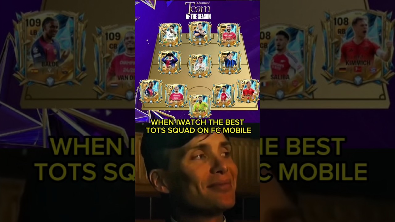 TOTS EVENT SQUAD IN FC Mobile 🔥🤯 #easports #fifamobile #fifa22 #eafifa #fifa21 #fifa23 #eafc