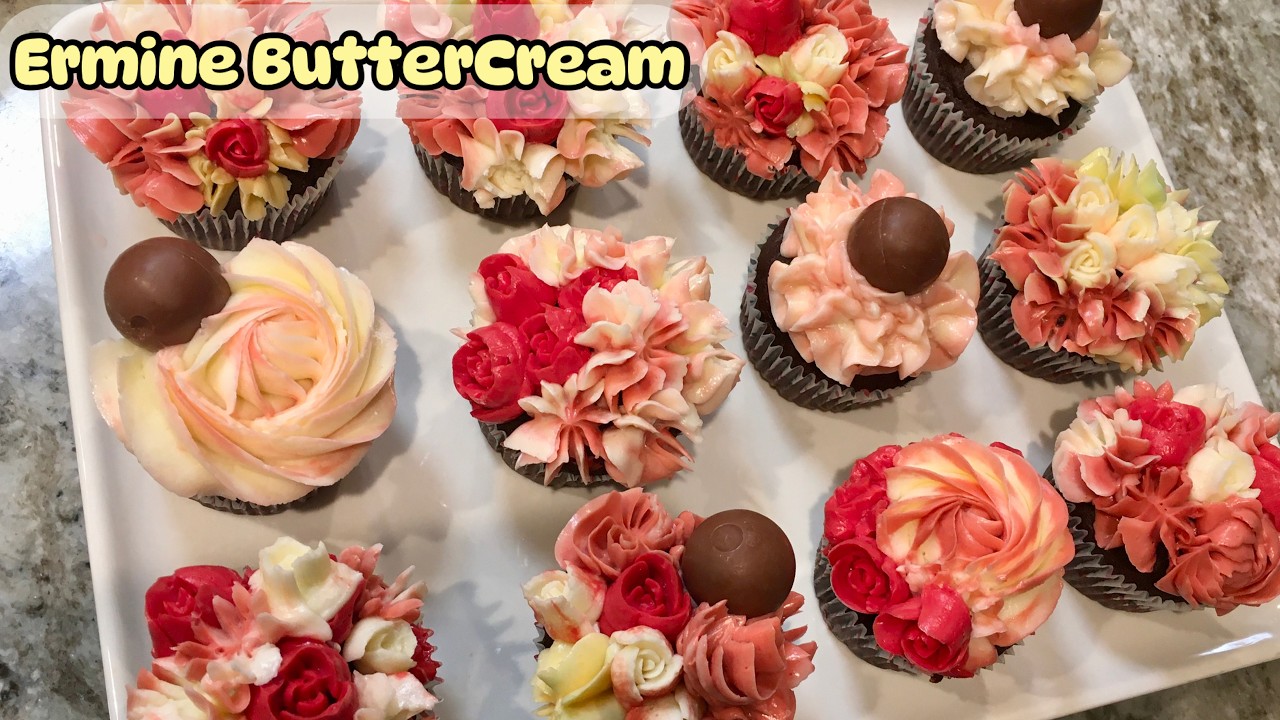 Ermine Buttercream with cup measurements || cooked flour whipped cream || flour buttercream #foryou