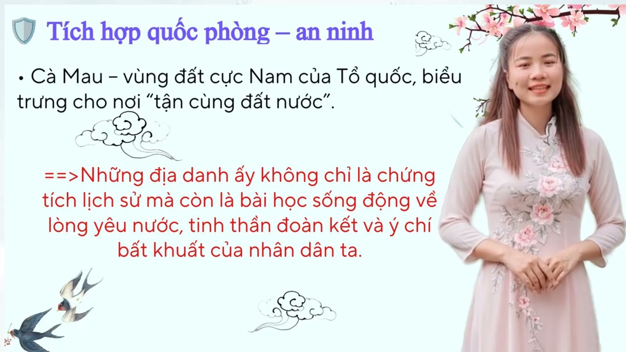 TỔNG KẾT NỘI DUNG GẮN LIỀN VỚI GIÁO DỤC ĐỊA PHƯƠNG (ĐỊA DANH TIÊU BIỂU)