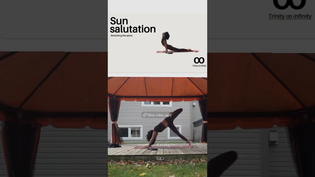 Sun salutations #yoga #natureyoga #spinalstretch