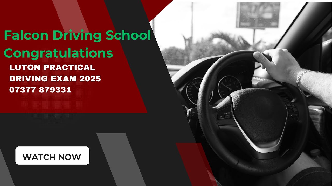 Congratulations Luton Driving Exam 2025:Passed with minor faults