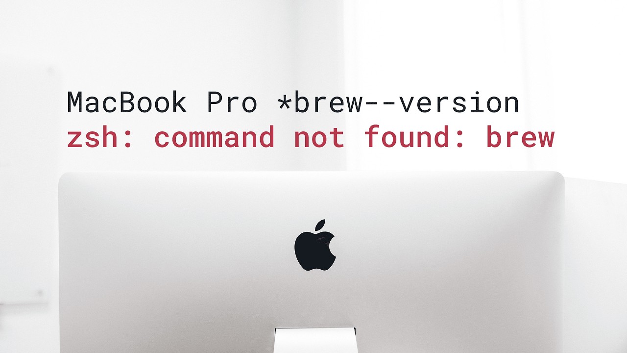 How to Install Homebrew on macOS (Fix “brew command not found” | Windows vs Mac Explained)