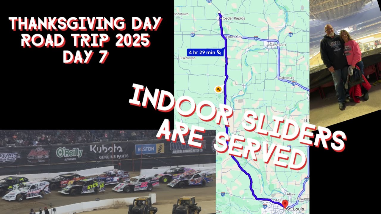 Dirt Track racing In December (TG Road Trip 2025 Day 7)