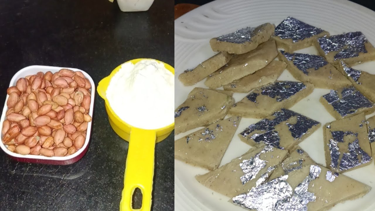 Sabse Tasti mithai mungfali Kaju katli recipe ❤️😍