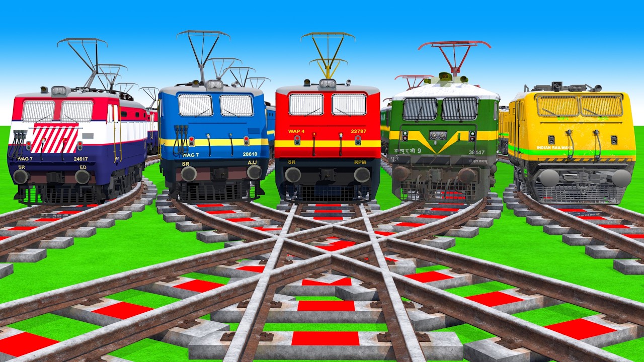 【踏切アニメ】あぶない電車 TRAIN Climping Pynamid 2025 | Railroad Crossing Animation #train
