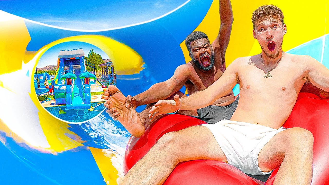 I Turned My Backyard Into a WATER PARK For 24 Hours