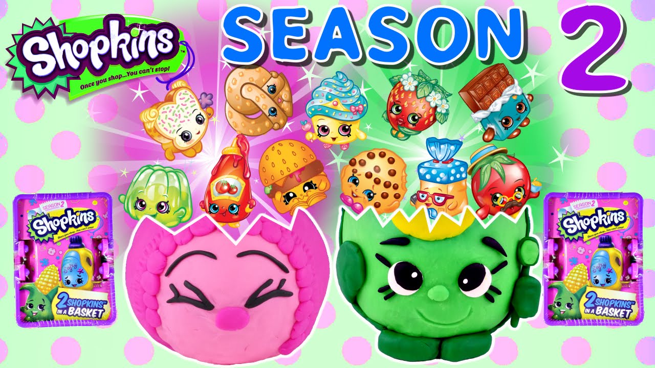NEW 2015 Shopkins Giant Season 2 Play Doh Surprise Eggs Littlest Pet Shop MLP Rare Toys