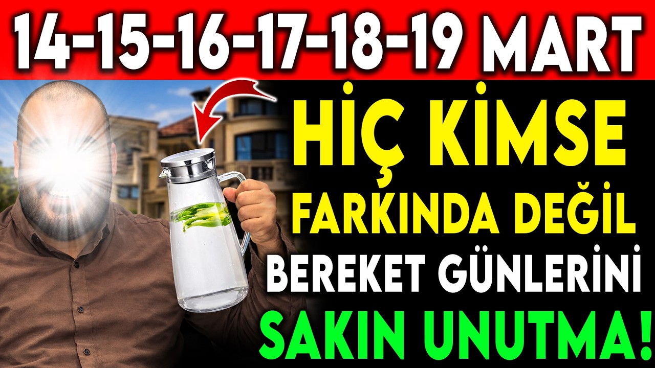 BU 5 GÜN ÇOK ÖNEMLİ ! EN ÖZEL BEREKET GÜNLERİ SAKIN UNUTMA...