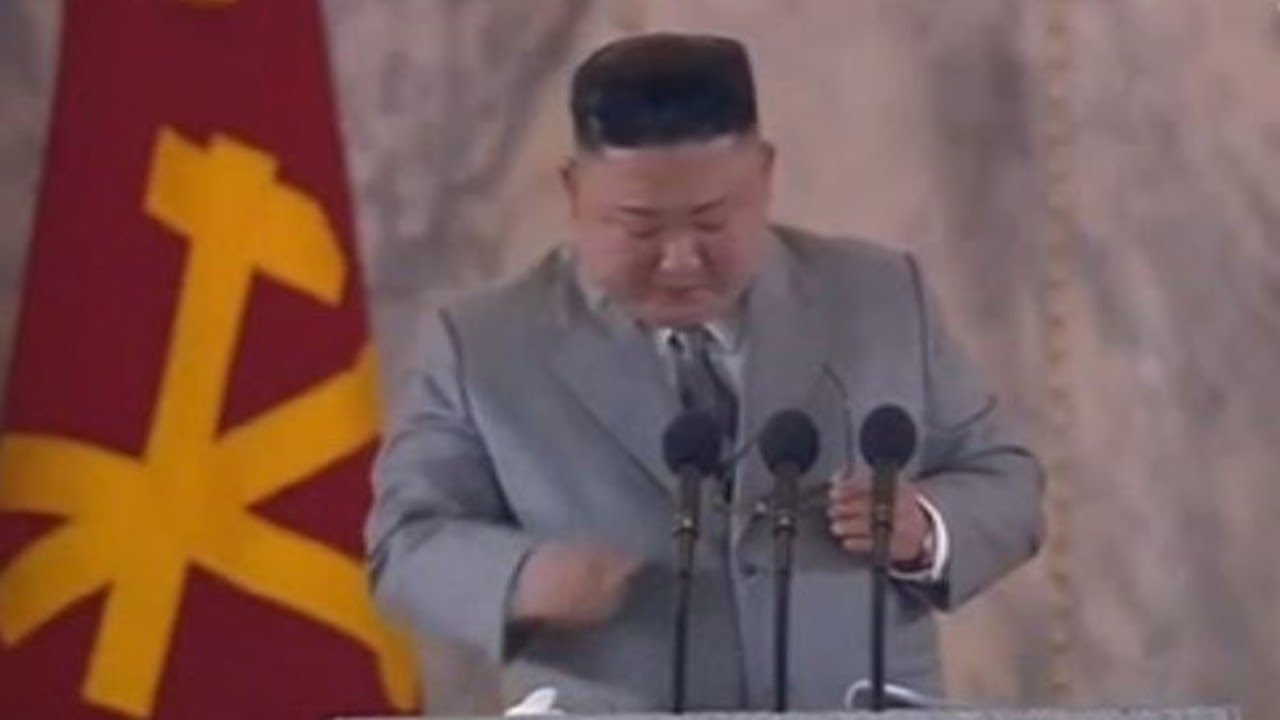 Kim Jong-un breaks down in tears as he issues apology