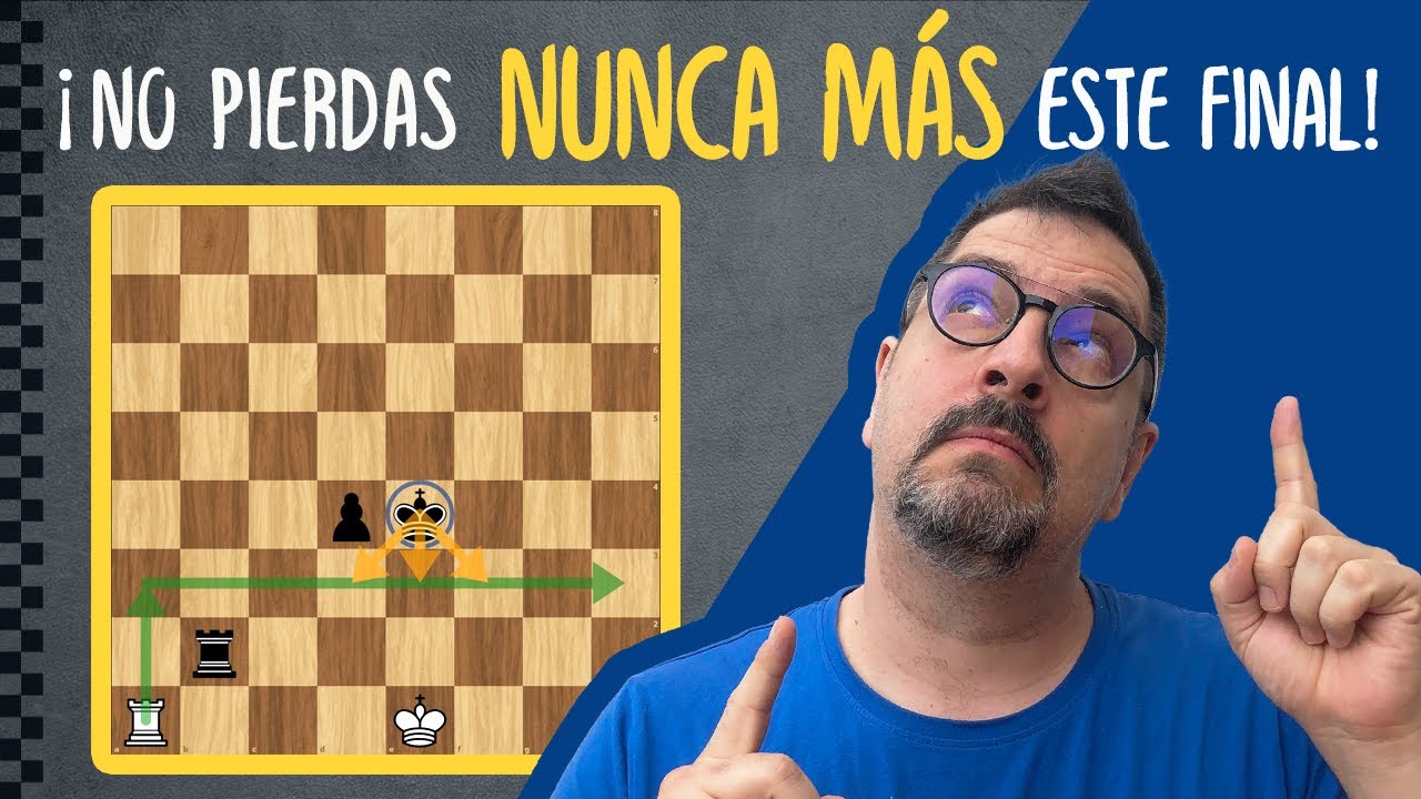 ⭐CLASE de AJEDREZ | Torre y peón contra torre