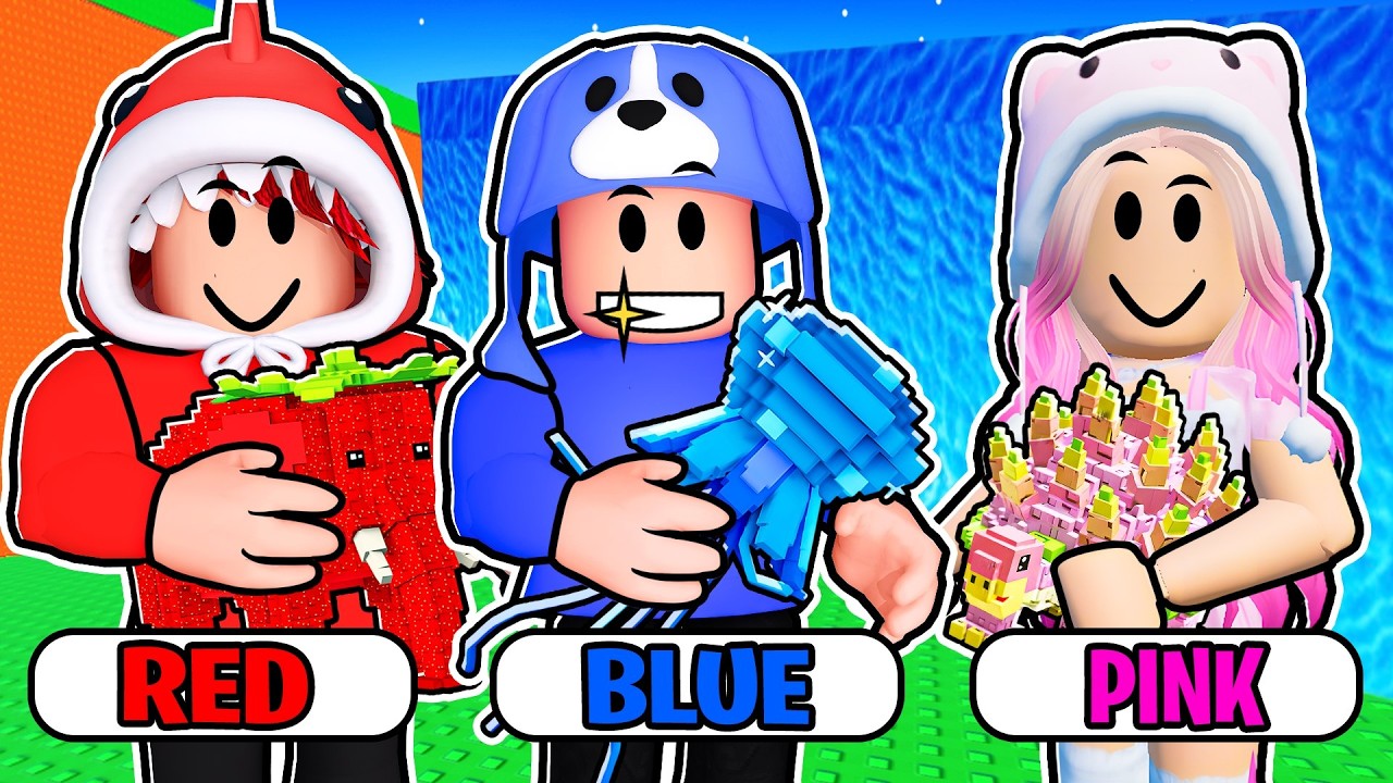 The ONE COLOR Brainrot Challenge In Escape Tsunami For Brainrots...