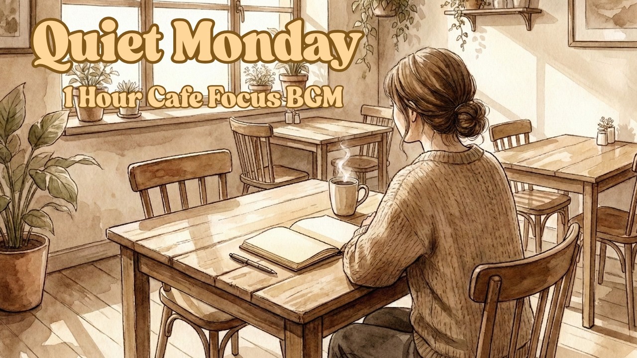 Quiet Monday｜1 Hour Cafe Focus BGM