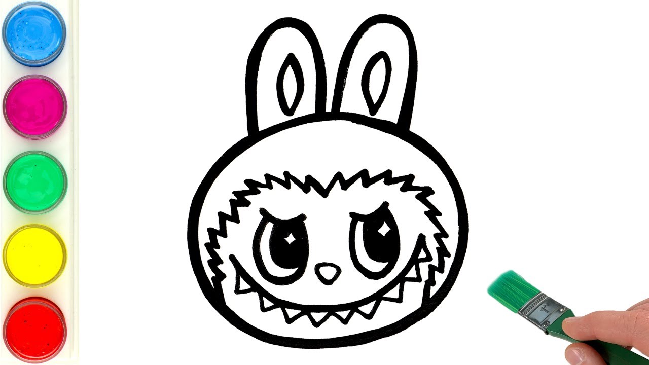Labubu Drawing, Painting, Coloring for Kids and Toddlers