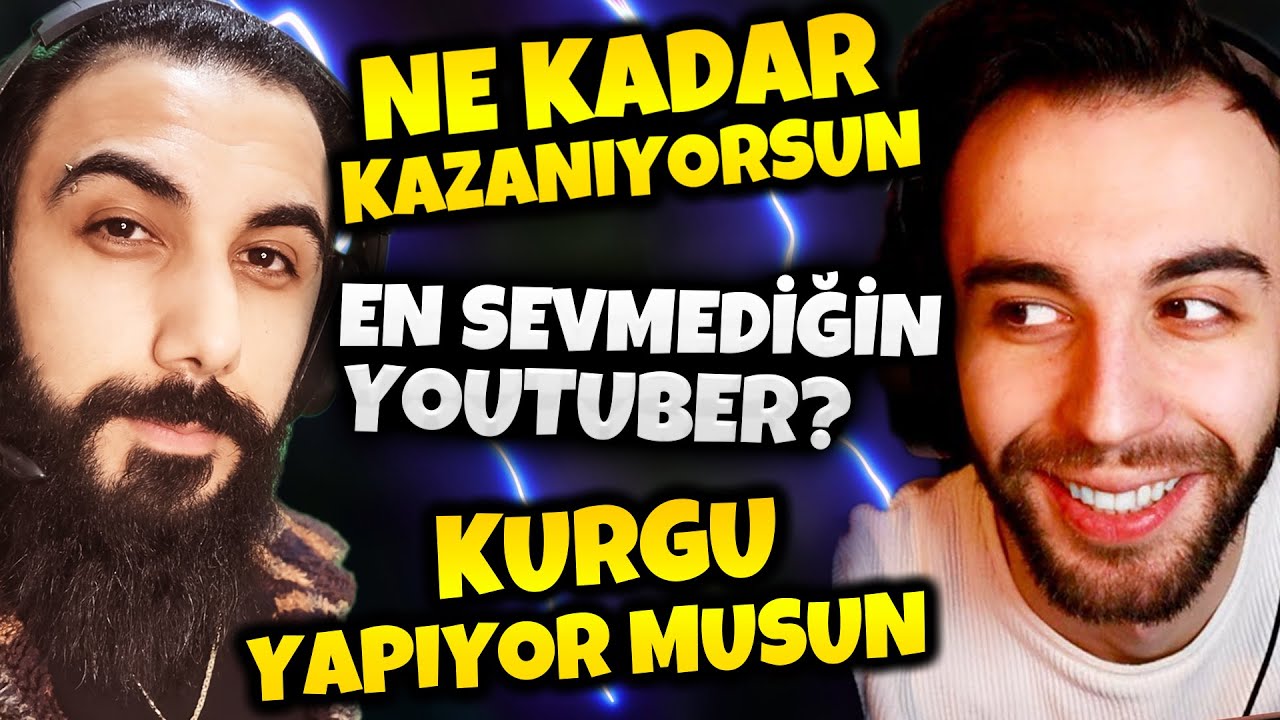 NE KADAR KAZANIYORSUN? ŞARKI SÖZLERİ SANA MI AİT? EN SEVMEDİĞİN YOUTUBER #yememyok RASHER