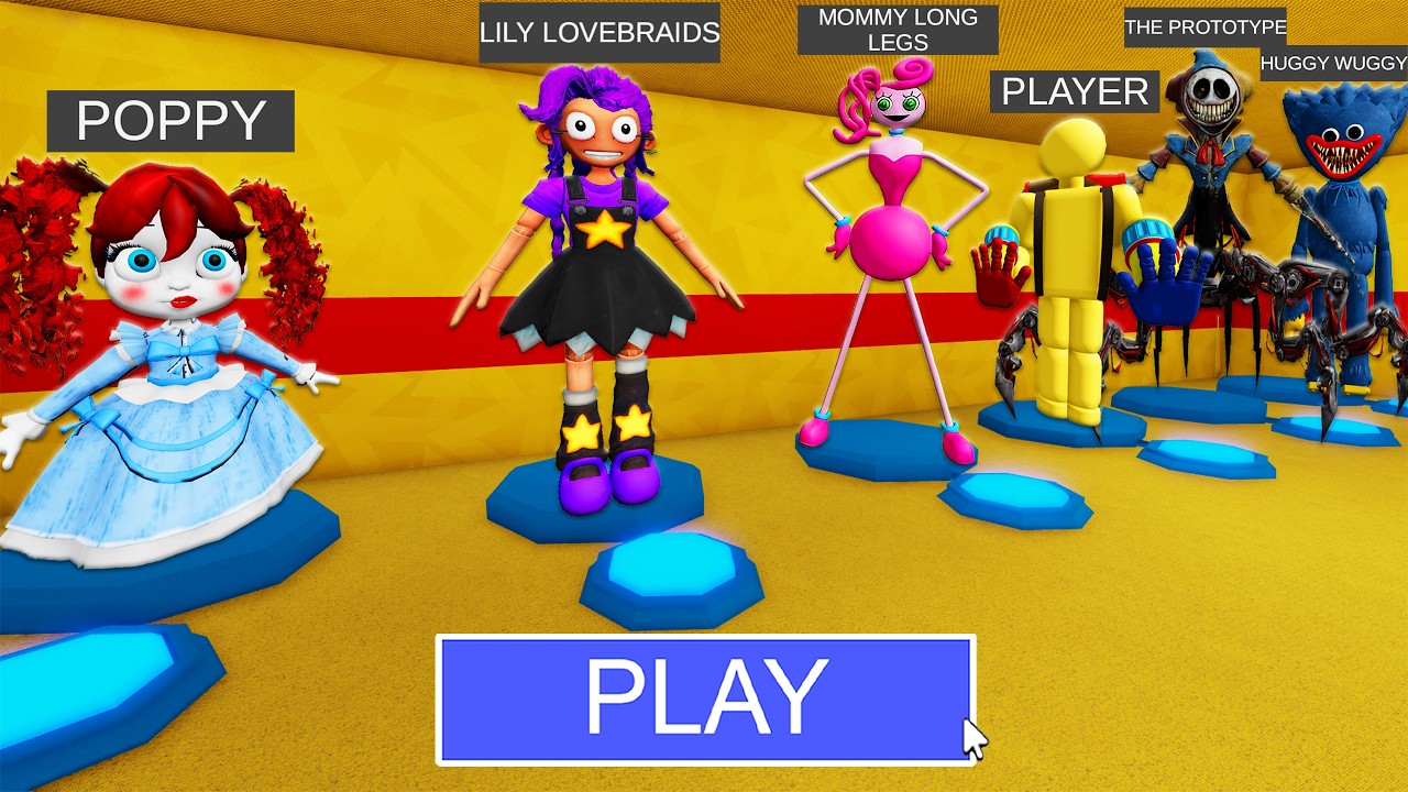 NEW POPPY PLAYTIME MORPHS! POPPY, MOMMY LONG LEGS, PLAYER, THE PROTOTYPE... in BARRY'S PRISON RUN!