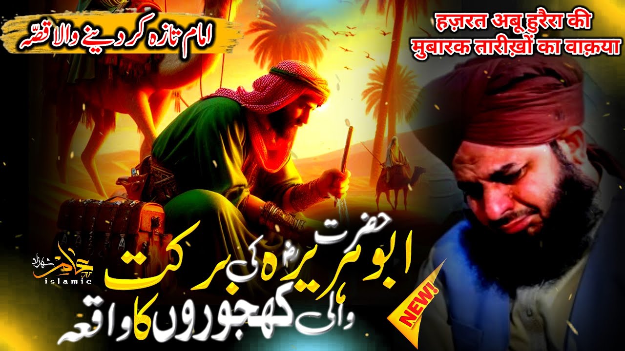 Hazrat Abu Huraira Ki Barqat Wali Khajoron Ka Waqia | Peer Ajmal Raza Qadri New Bayan 2025 | Bayan